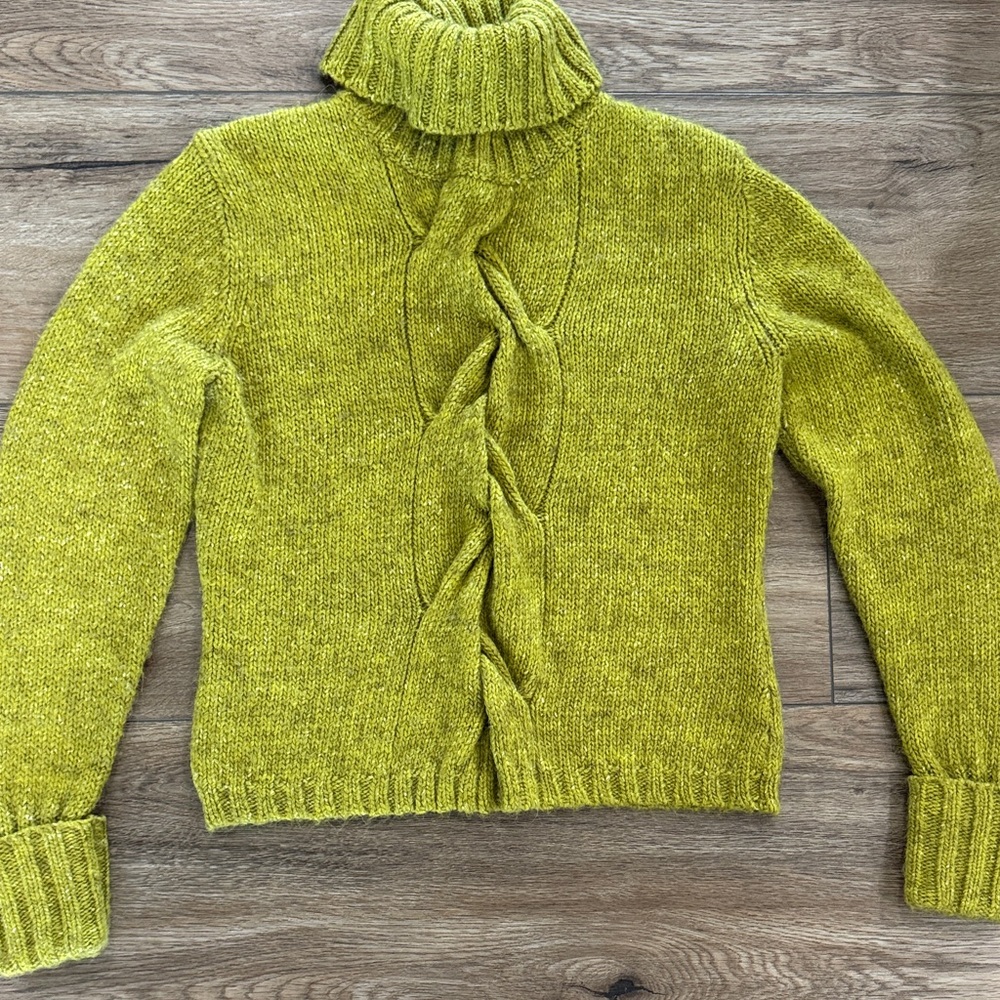 Cable Turtleneck Sweater David Brooks